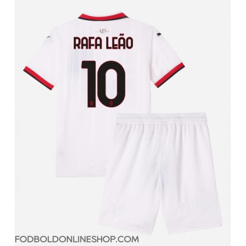 AC Milan Rafael Leao #10 Udebane Trøje Børn 2024-25 Kortærmet (+ Korte bukser)